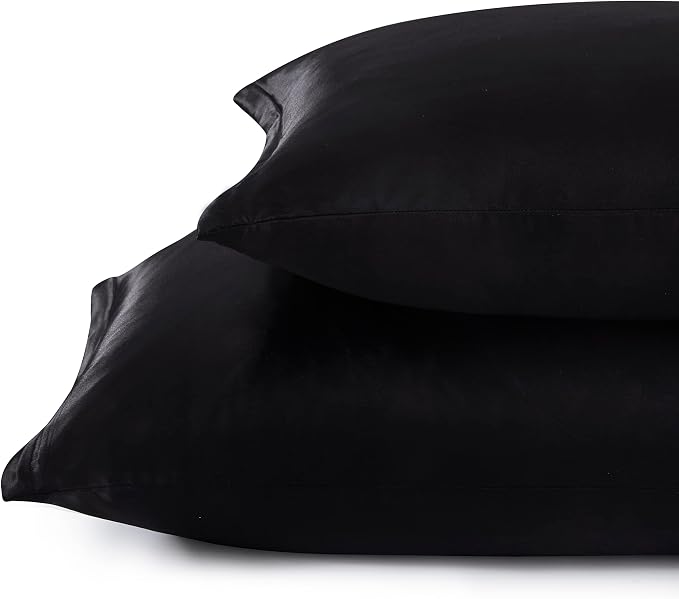 Satin Pillowcases with Zipper （20x36）, King Size Pillowcases Set of 2 - Image 3