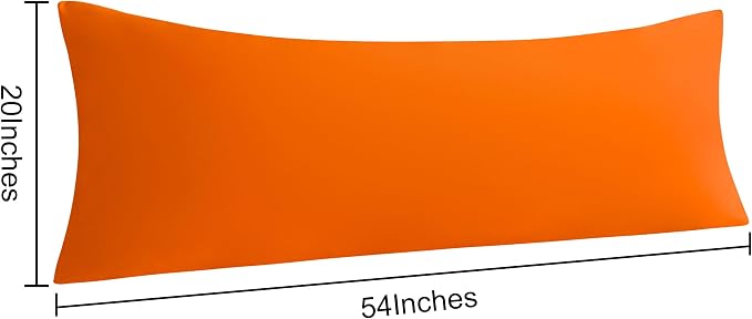 NTBAY Body Pillow Cases Set of 2, 2 Pack Brushed Microfiber 20x54 Pillow Cases - Image 5