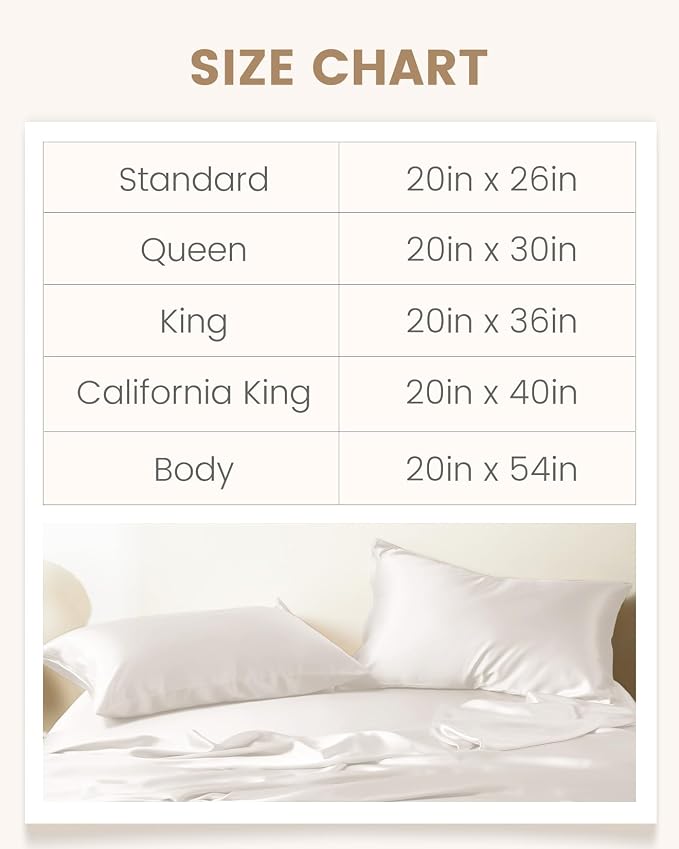 THXSILK Set of 2 100% Mulberry Silk Pillowcase - Image 9