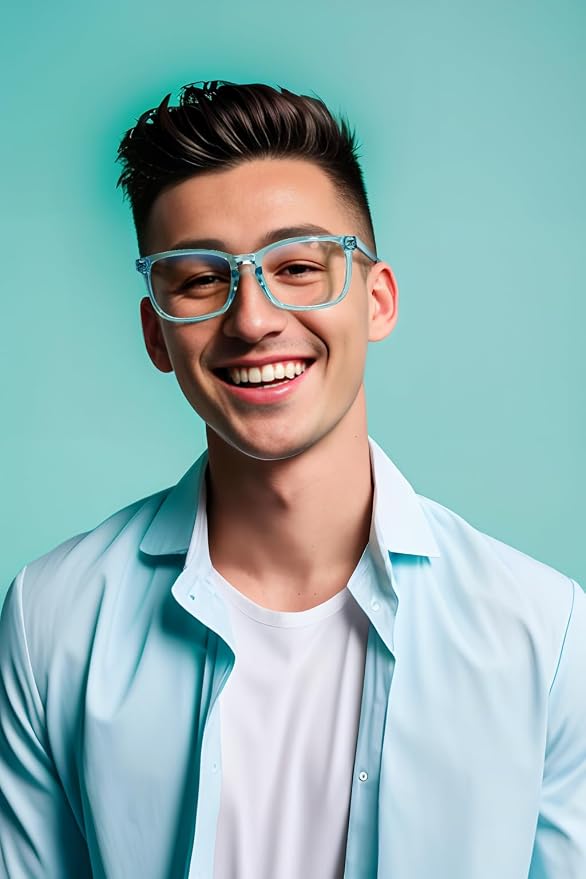 VISOONE Blue Light Blocking Glasses Square - Image 2