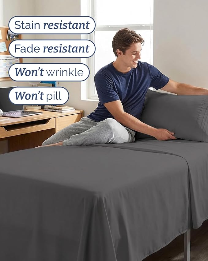 Twin XL Size 3 Piece Sheet Set - Image 5