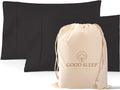 1000 TC Dark Gray King Pillowcases Set of 2 100% Egyptian Cotton Pillow Cases by GoodSleepBedding