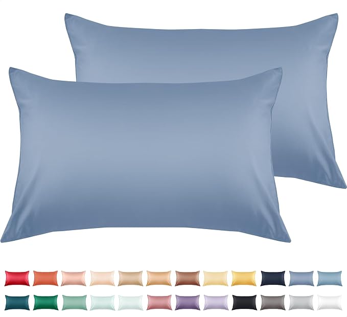 Warmstar Cotton Pillow Cases King Size Set of 2, 600 Thread Count Pillowcases by Warmstar