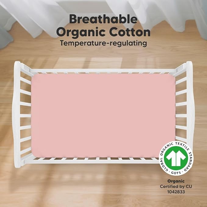 KeaBabies 2-Pack Organic Crib Sheets - Image 2