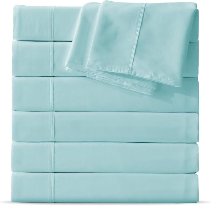 Maple&Stone Twin Flat Sheet 6 Pack, Premium Soft & Breathable, Brushed by MapleStone