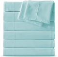 Maple&Stone Queen Flat Sheet 6 Pack, Premium Soft & Breathable, Brushed by MapleStone