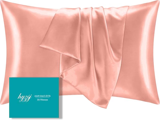 Mulberry Silk Pillowcase for Hair and Skin Standard Size 20"X 26" by Unknown