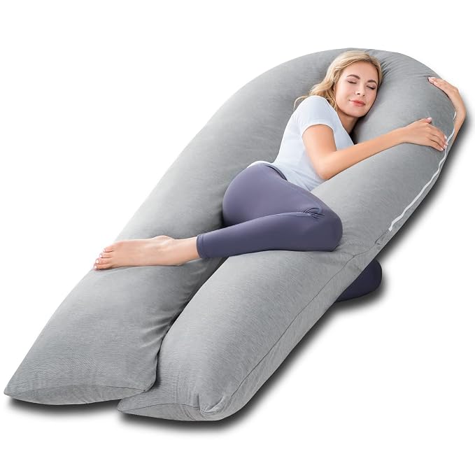 Meiz Pregnancy Pillow, Cooling Silky Pregnancy Pillows by Meiz