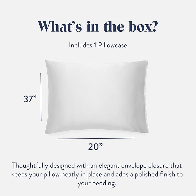 Brooklinen Mulberry Silk Pillowcase – 100% Pure Silk Pillow Case, Soft & Durable - Image 2