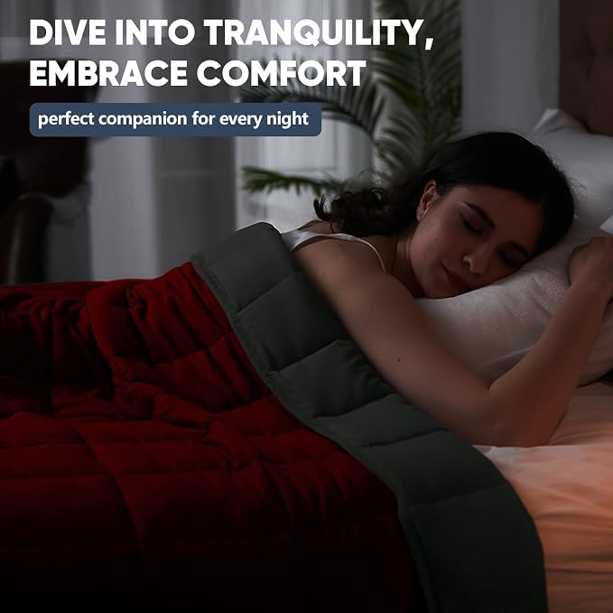 yescool Weighted Blanket for Adults Cooling Heavy Blanket for Sleeping Perfect - Image 6