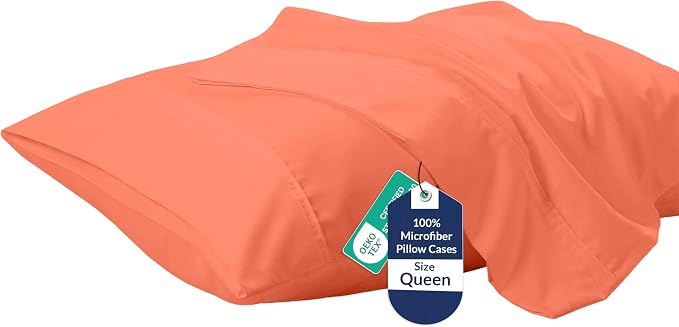 Royale Linens Queen Pillowcase Set of 2 by ROYALELINENS