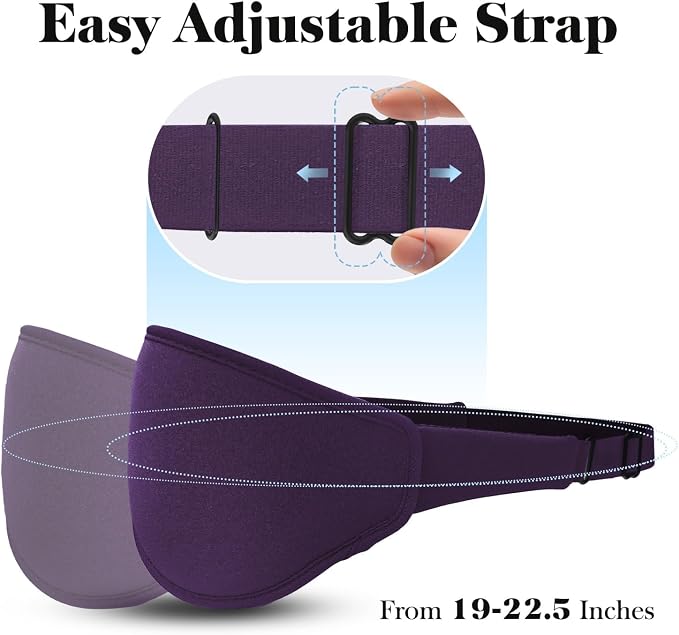 Fygrip 3D Eye Mask Sleep Mask for Men & Women, 100% Pressure-Free & Light - Image 5