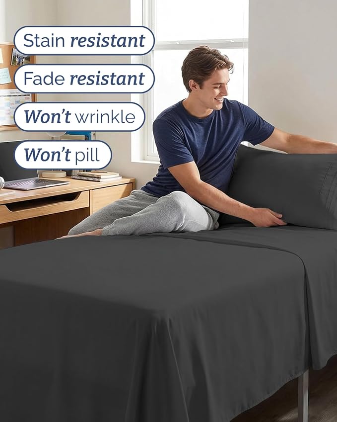 Twin XL Size 3 Piece Sheet Set - Image 5