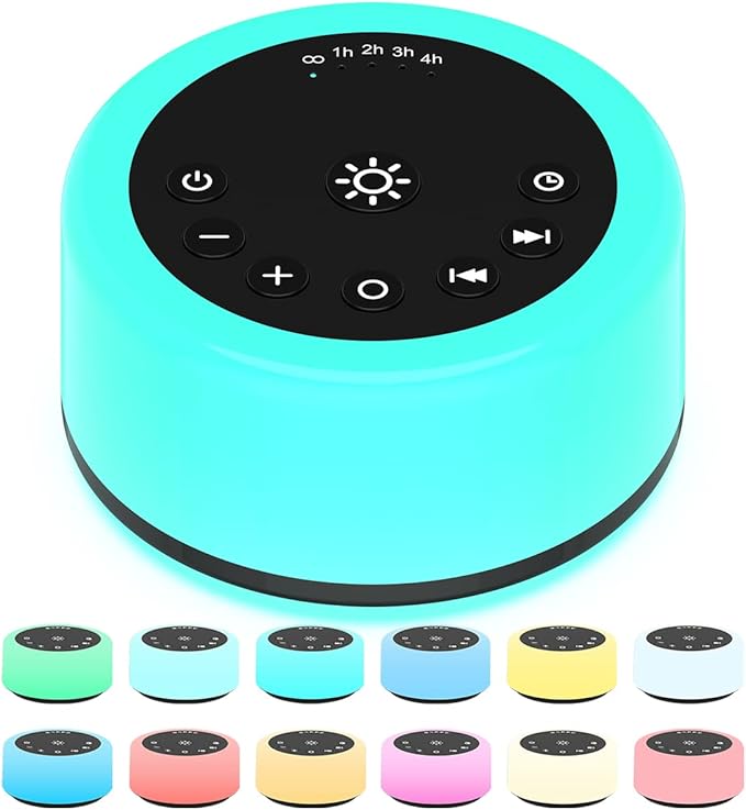 Soother Sleep Sound Machine Night Light White Noise Machine by ColourNoise