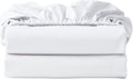2-Pack 100% Egyptian Cotton Fitted Sheet TwinXL Size, 600 Thread Count Cotton by ZaizaiHome