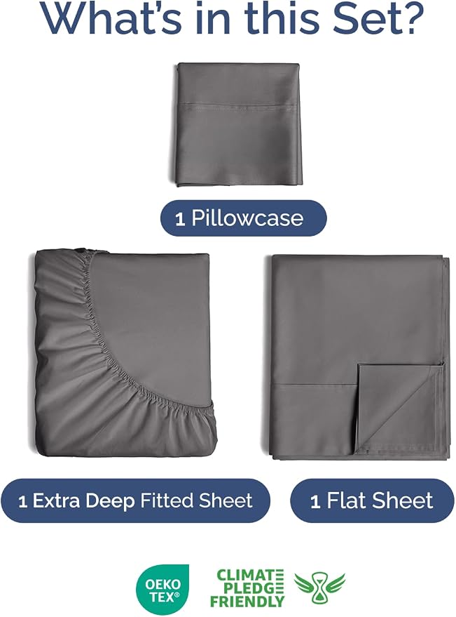 Extra Deep Twin Sheet Set - Image 2