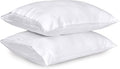 LINENWALAS 100% Rayon Derived from Bamboo Silk Pillow Cases Set of 2, Soft by LINENWALAS