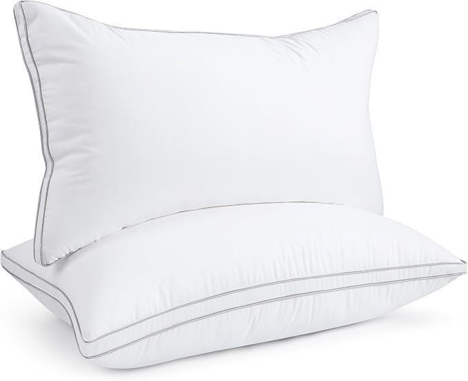viewstar Bed Pillows Set of 2, Hotel Quality Cooling Down Alternative Gusseted by Viewstar