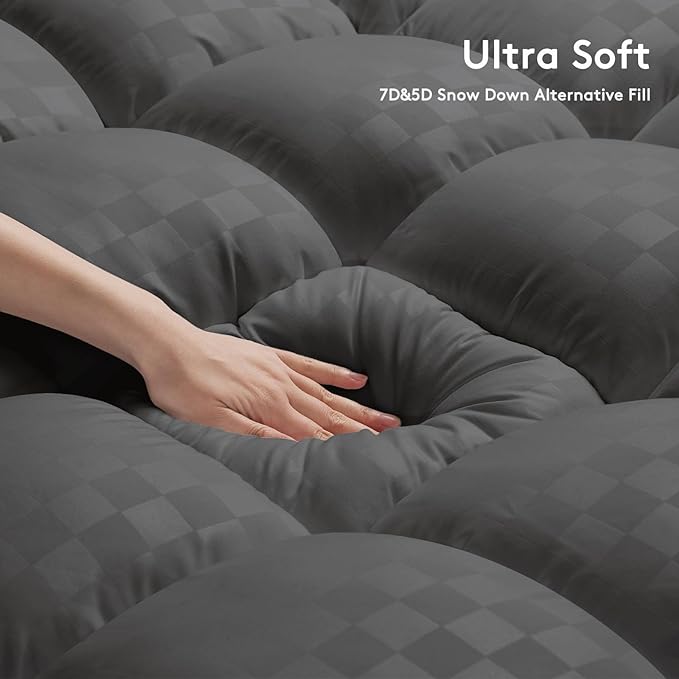 SameBed Mattress Topper Twin XL, Extra Thick Mattress Pad Cover - Image 3
