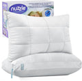 Nuzzle Pillows Standard Size Set of 2 Cooling Adjustable Pillows by Nuzzlepillow