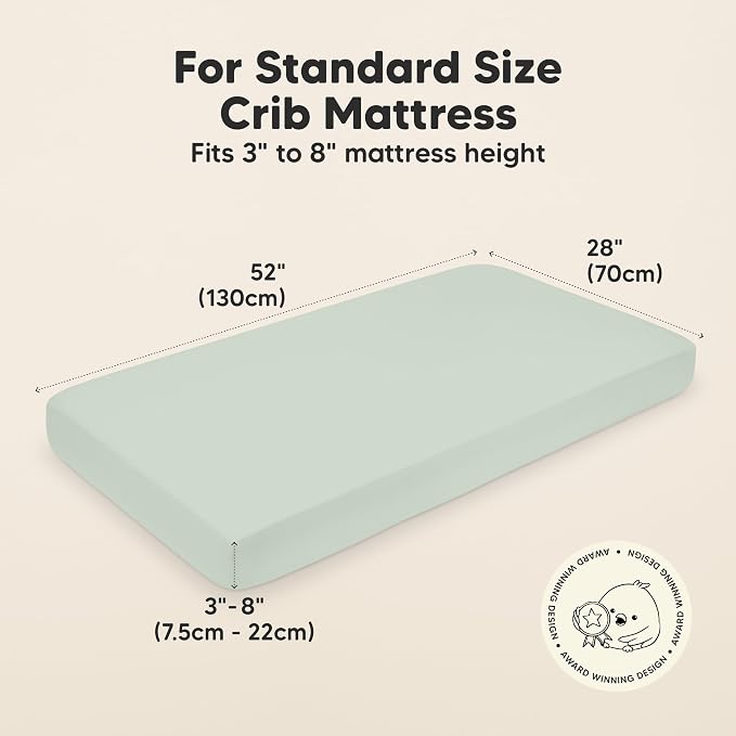 KeaBabies 2-Pack Organic Crib Sheets - Image 2
