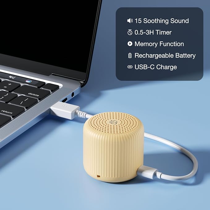 White Noise Machine Baby Portable Sound Machine, LEICEX Travel Sound Machine - Image 6