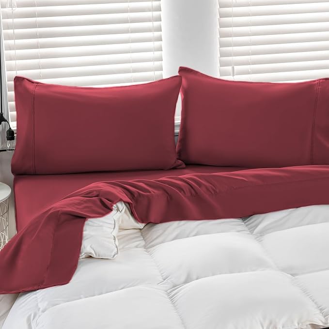 Kingnex Oversized King Flat Sheet 132x110 - Image 5