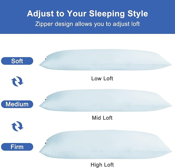 YZ HOME Memory Foam Body Pillow Insert - Image 7