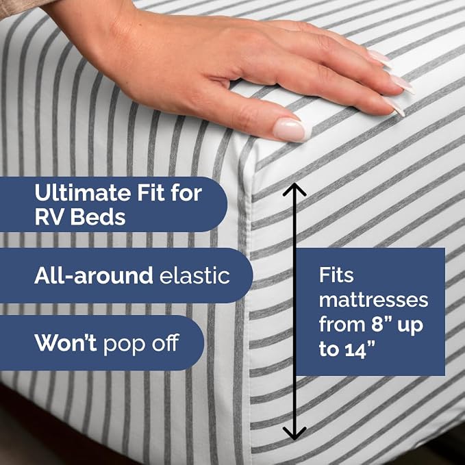 Short Queen Size 4 Piece Sheet Set - Image 3