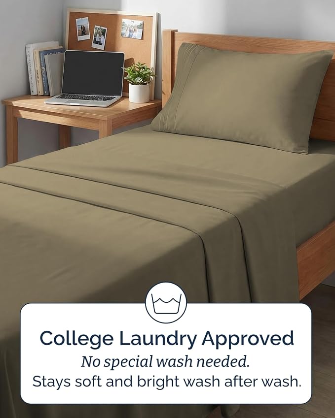 Twin XL Size 3 Piece Sheet Set - Image 6