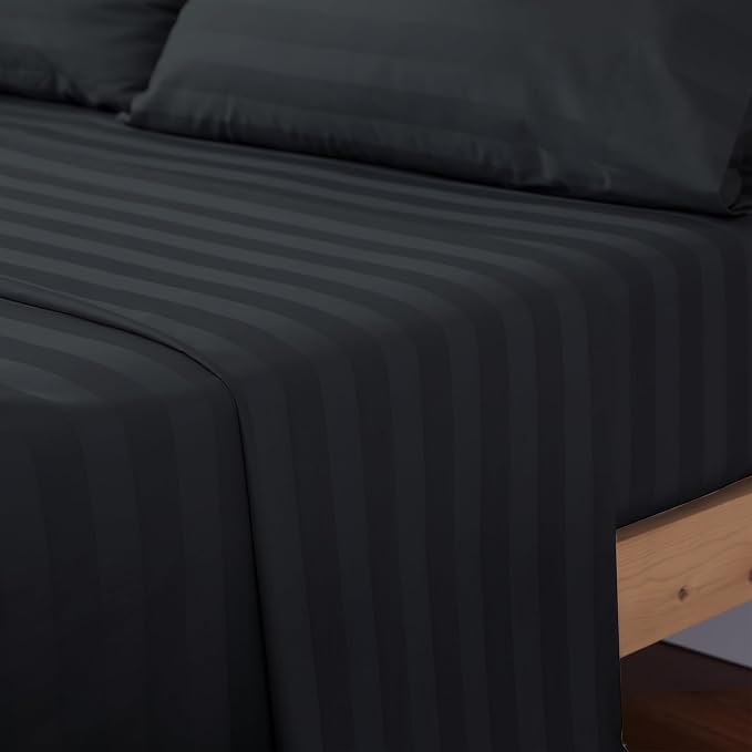 Cotton King Flat Sheet Only, 600 Thread Count 100% Egyptian Cotton Top Sheet - Image 7