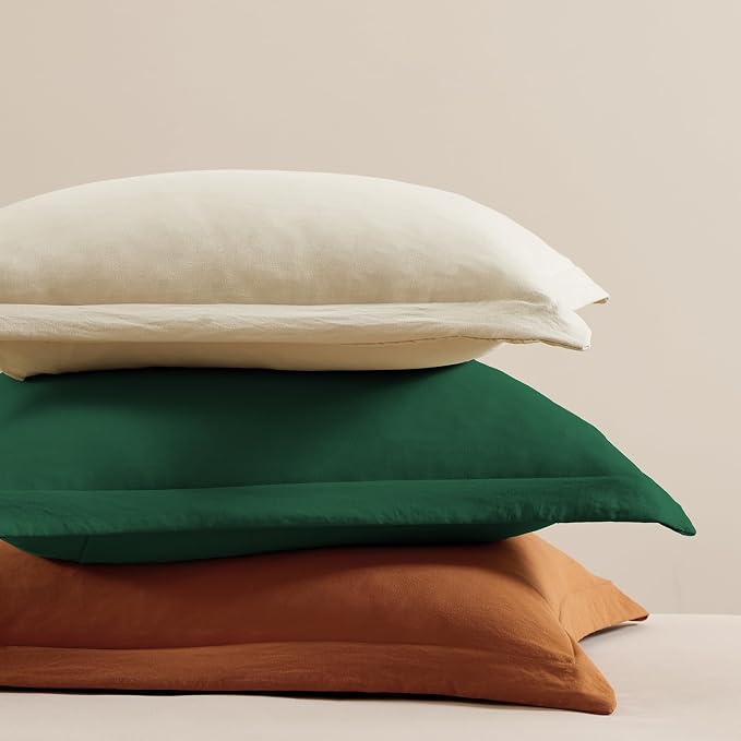 WRENSONGE Queen Comforter Set- 7 Pieces Soft Emerald Green Bed in a Bag - Image 7