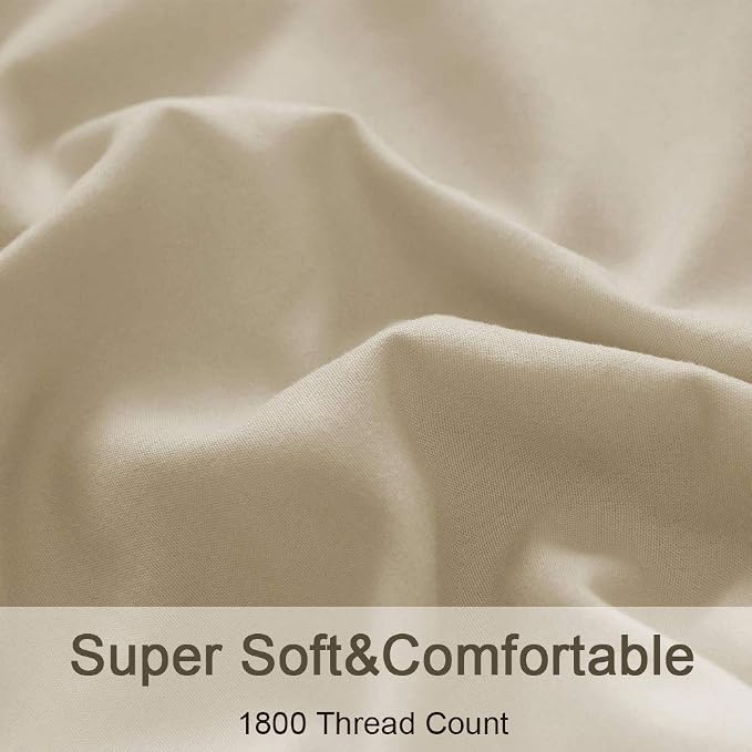 SONORO KATE Bed Sheet Set Super Soft Microfiber 1800 Thread Count Luxury - Image 4
