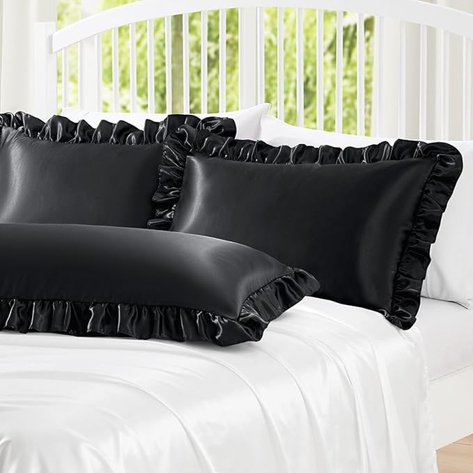 Homiest Ruffle Satin Pillowcase - Image 2