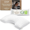 Coop Home Goods Original Cut-Out Adjustable Pillow, Queen Size Bed Pillows by CoopSleepGoods