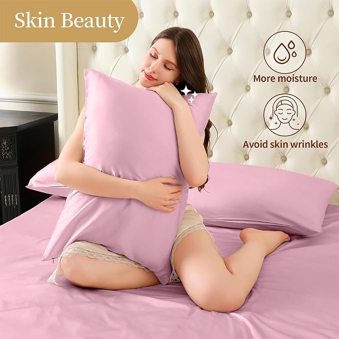 Mulberry Silk Pillowcase for Hair and Skin Standard Size 20"X 26" - Image 6