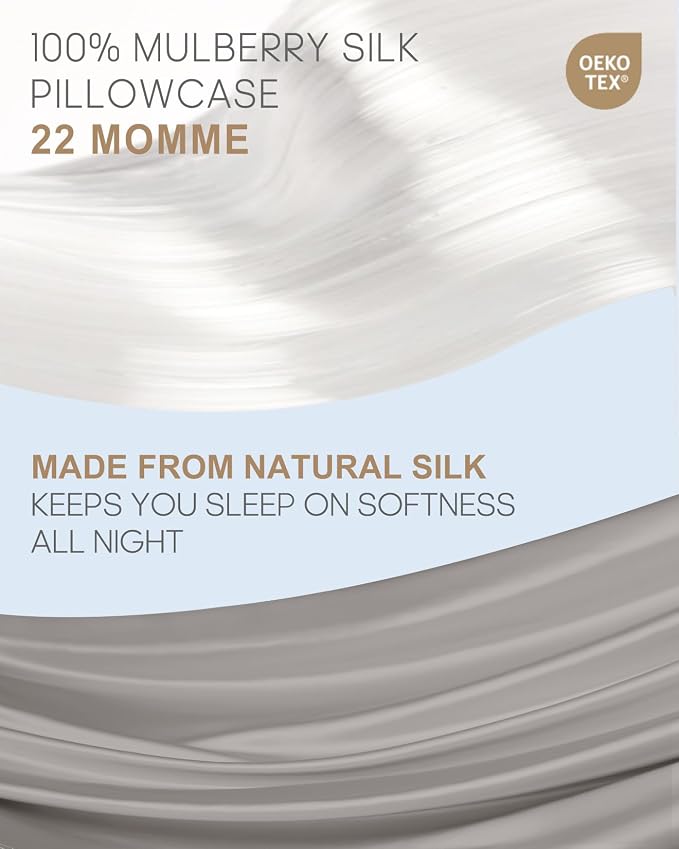 THXSILK 100% Natural Mulberry Silk Pillowcase - Image 2