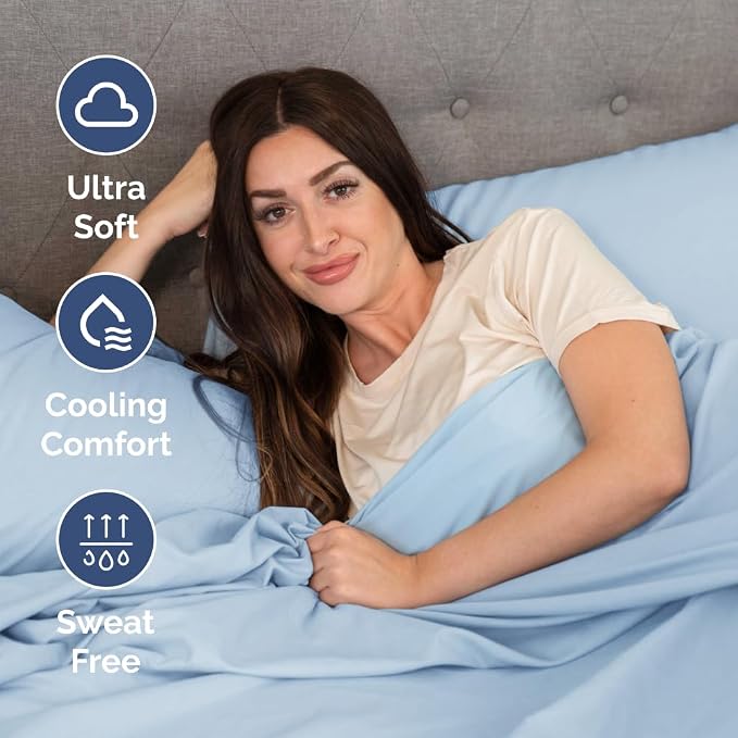 Short Queen Size 4 Piece Sheet Set - Image 4