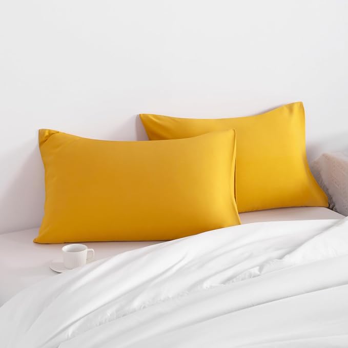 NTBAY Queen Pillow Cases Set of 2, 2 Pack Brushed Microfiber 20x30 Pillow Cases - Image 2