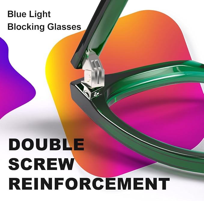 VISOONE Blue Light Blocking Glasses Square - Image 4