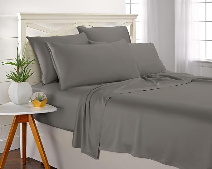 King Pillowcases by Pure Bamboo, Genuine 100% Organic Viscose Derived from - Image 5