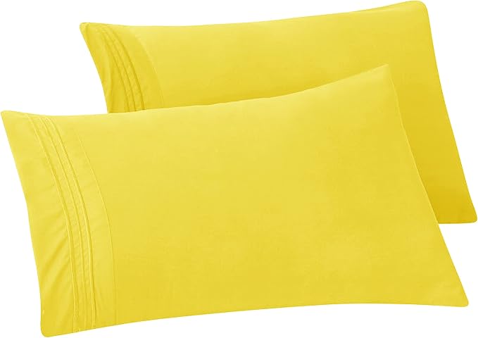 Elegant Comfort Solid Pillowcases 1500 Premium Hotel Quality Microfiber by ELEGANTCOMFORT