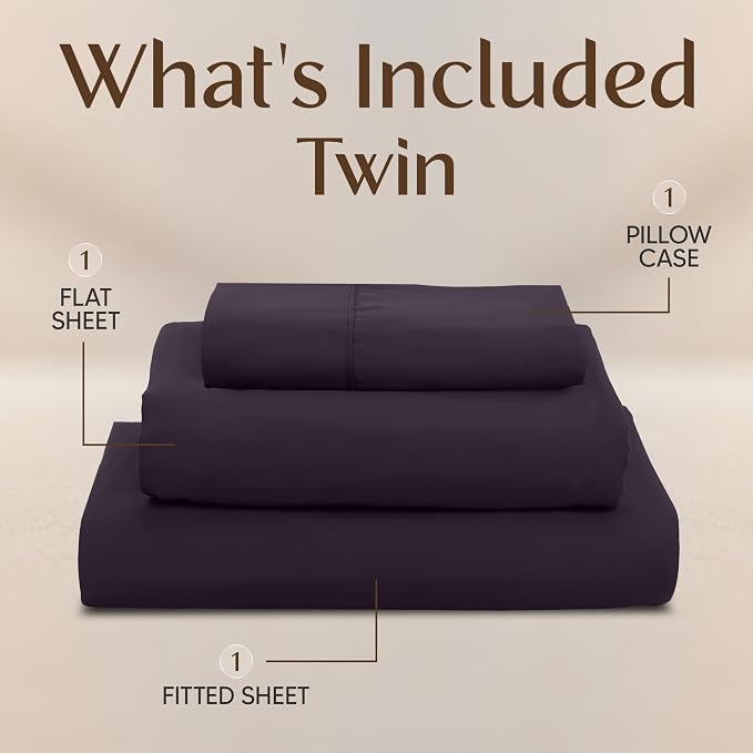 Utopia Bedding Twin Sheet Set – 3 Piece Bed Sheets - Image 3