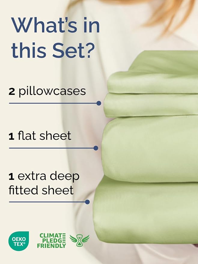 Extra Deep Twin Sheet Set - Image 2