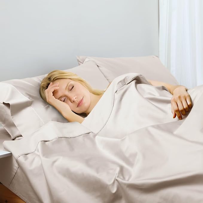2-Pack Cotton Cal King Flat Sheet Only, 600 Thread Count 100% Egyptian Cotton - Image 6