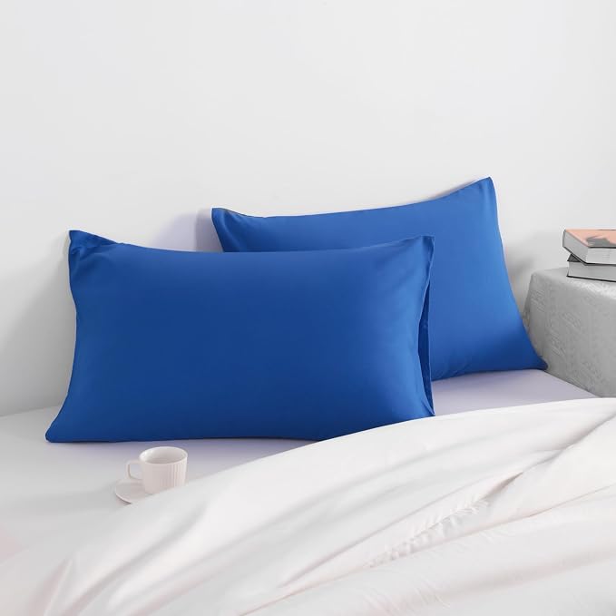 NTBAY Queen Pillow Cases Set, 2 Pack Brushed Microfiber 20x30 Inches, Stain - Image 2