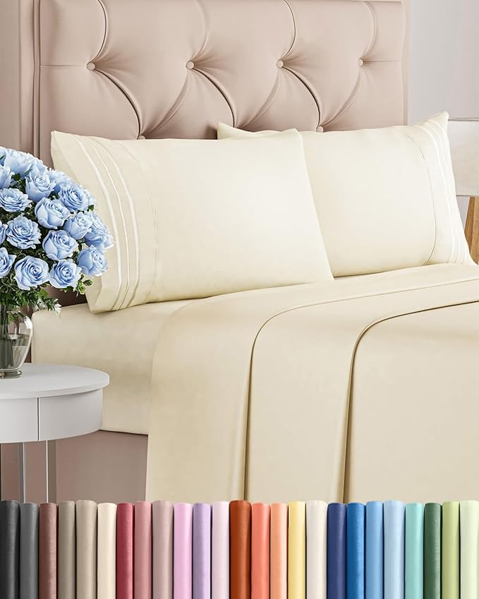 King Size 4 Piece Sheet Set by CGKUnlimited