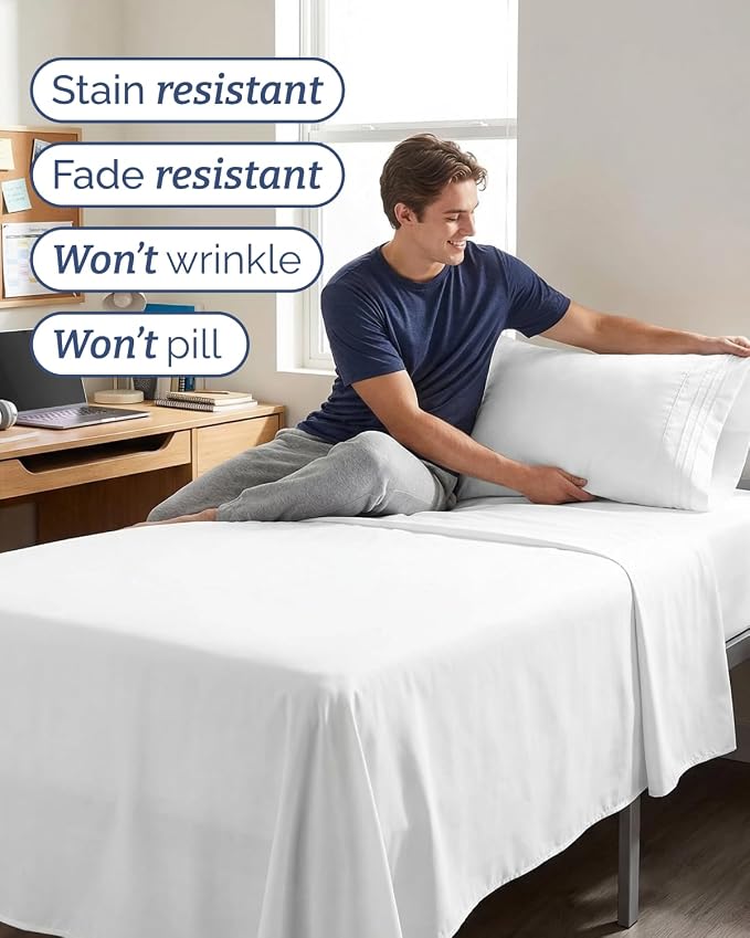 Twin XL Size 3 Piece Sheet Set - Image 5