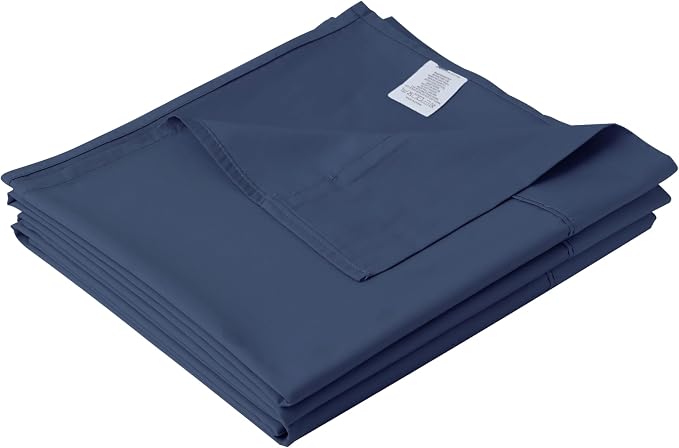 Cotton Full Flat Sheet Only, 600 Thread Count 100% Egyptian Cotton Top Sheet by ZaizaiHome