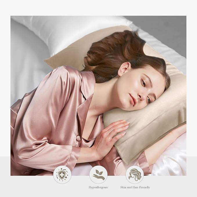 WishSmile Cooling Pillowcases, 2 Pack, 20x26 inches - Image 2